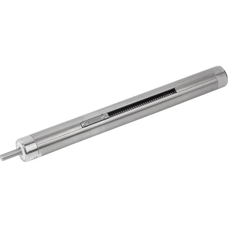 Kipp Linear Actuator W. Plain Bearing B=30, L=800, Stainless Steel 1.4301, Comp:Steel K0495.300001X800